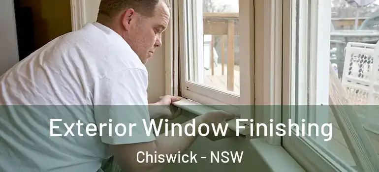  Exterior Window Finishing Chiswick - NSW