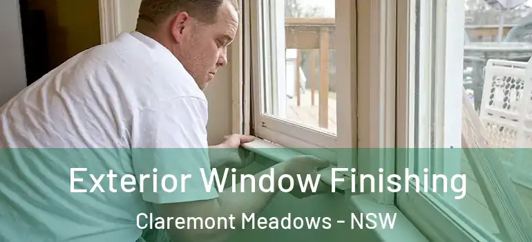 Exterior Window Finishing Claremont Meadows - NSW