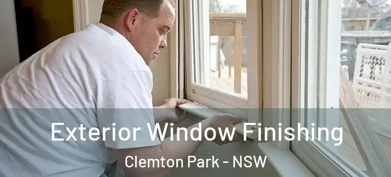 Exterior Window Finishing Clemton Park - NSW