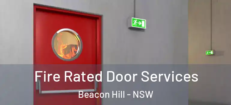  Fire Rated Door Services Beacon Hill - NSW