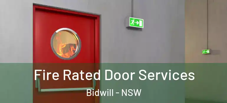  Fire Rated Door Services Bidwill - NSW