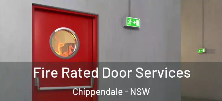  Fire Rated Door Services Chippendale - NSW