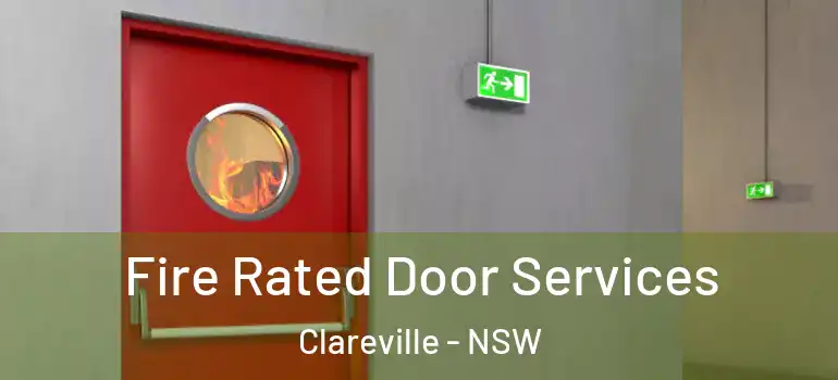 Fire Rated Door Services Clareville - NSW