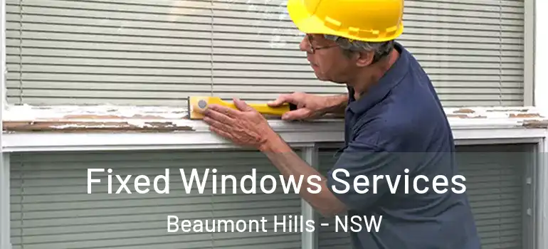  Fixed Windows Services Beaumont Hills - NSW