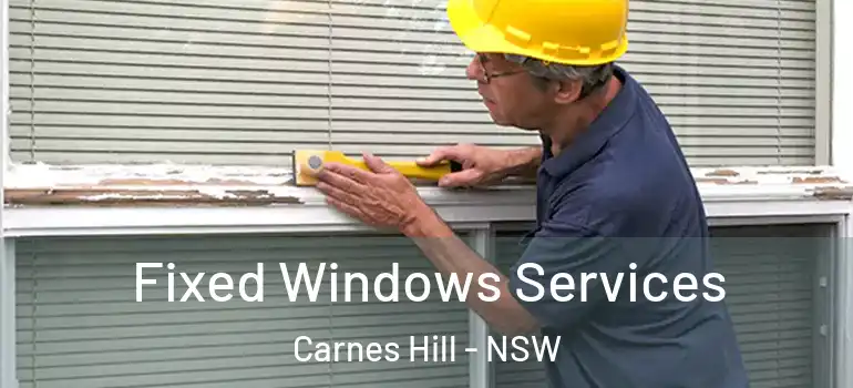  Fixed Windows Services Carnes Hill - NSW