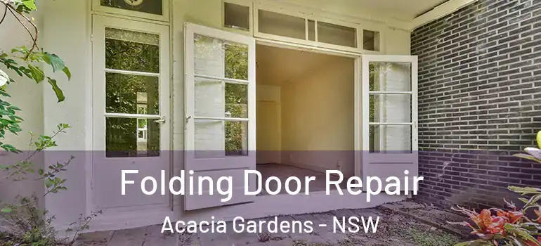  Folding Door Repair Acacia Gardens - NSW