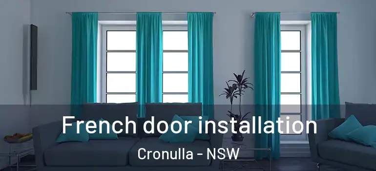 French door installation Cronulla - NSW