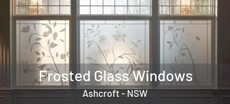 Frosted Glass Windows Ashcroft - NSW