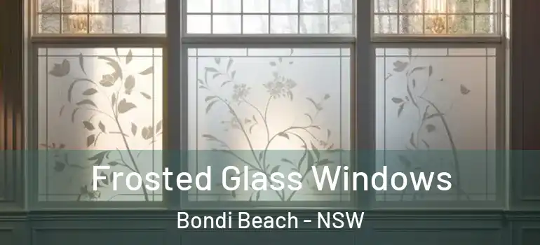 Frosted Glass Windows Bondi Beach - NSW