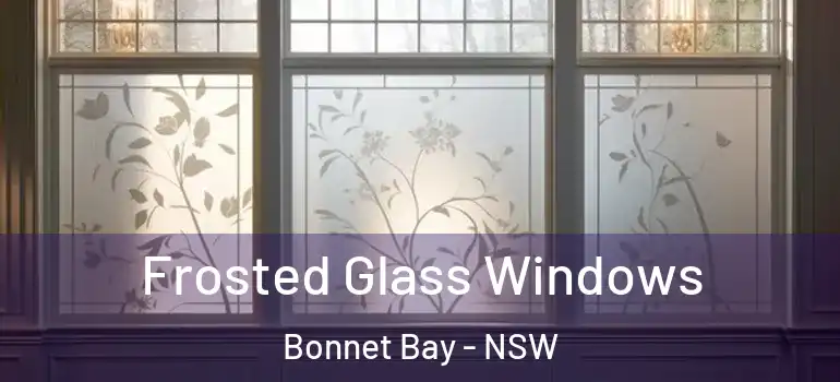 Frosted Glass Windows Bonnet Bay - NSW