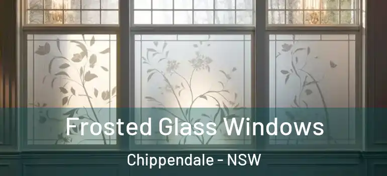 Frosted Glass Windows Chippendale - NSW