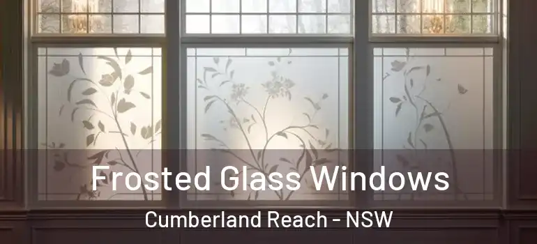  Frosted Glass Windows Cumberland Reach - NSW