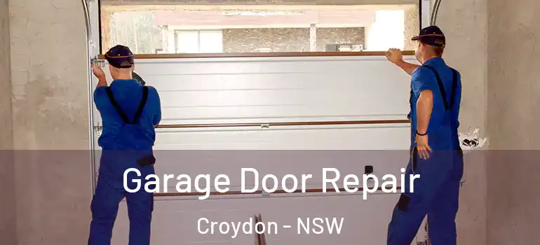 Garage Door Repair Croydon - NSW