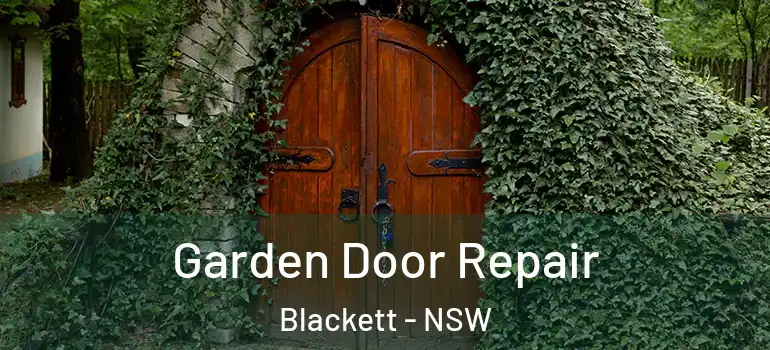 Garden Door Repair Blackett - NSW