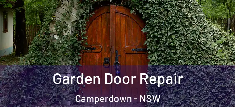 Garden Door Repair Camperdown - NSW