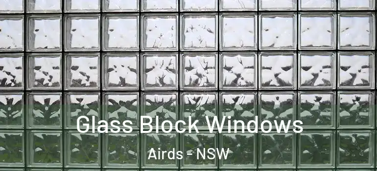 Glass Block Windows Airds - NSW