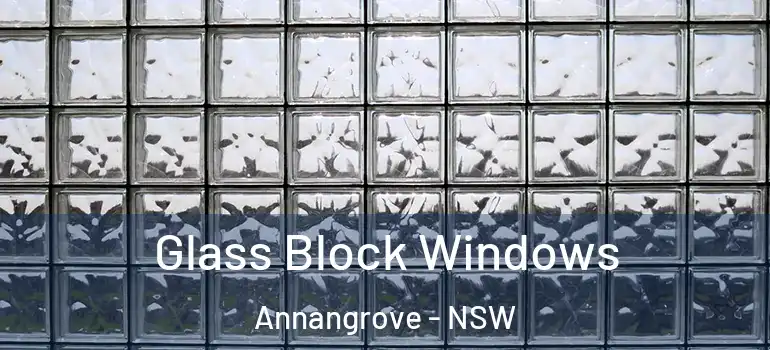 Glass Block Windows Annangrove - NSW