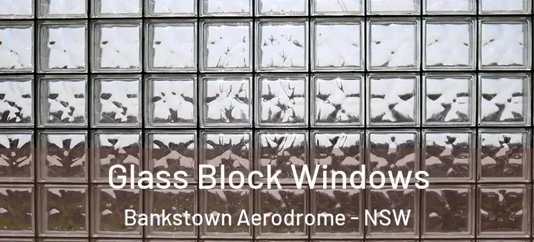 Glass Block Windows Bankstown Aerodrome - NSW
