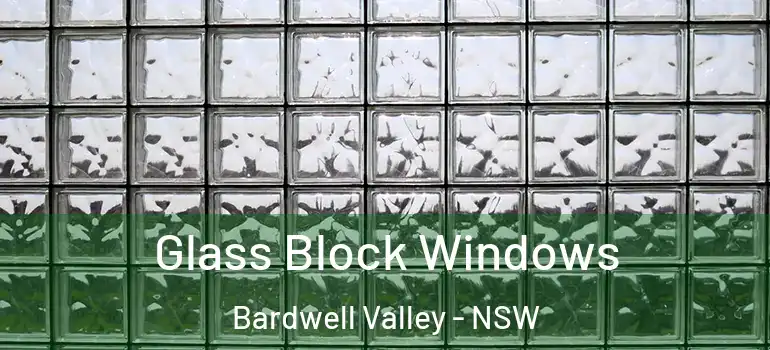 Glass Block Windows Bardwell Valley - NSW
