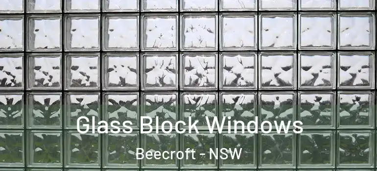Glass Block Windows Beecroft - NSW