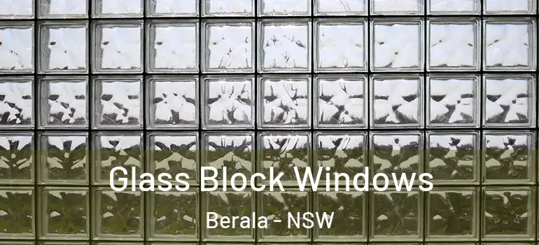  Glass Block Windows Berala - NSW