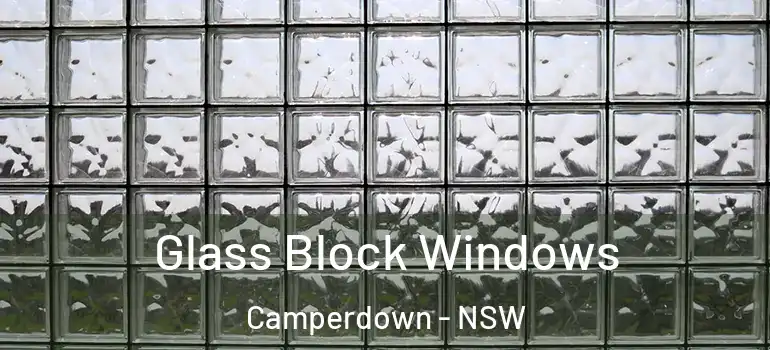 Glass Block Windows Camperdown - NSW