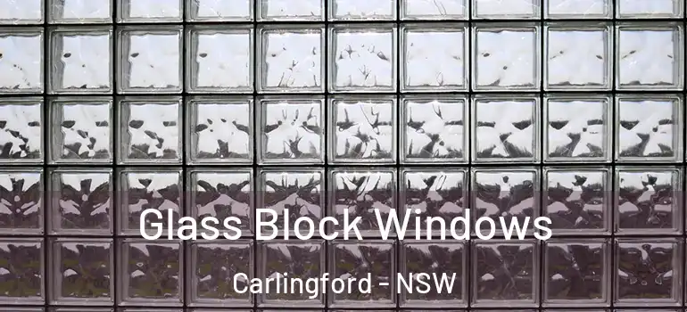 Glass Block Windows Carlingford - NSW
