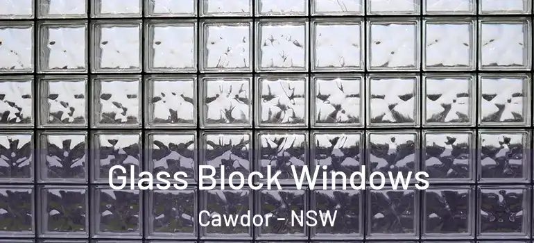  Glass Block Windows Cawdor - NSW