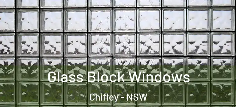 Glass Block Windows Chifley - NSW