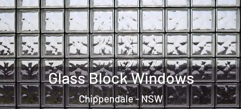 Glass Block Windows Chippendale - NSW
