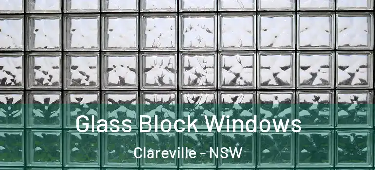 Glass Block Windows Clareville - NSW