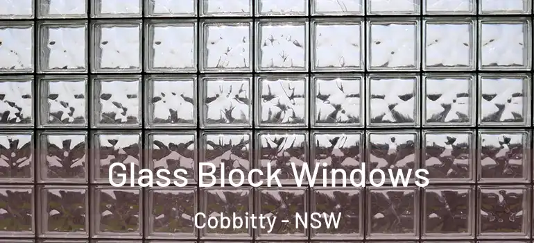 Glass Block Windows Cobbitty - NSW