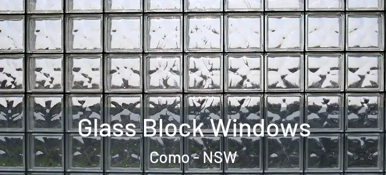 Glass Block Windows Como - NSW