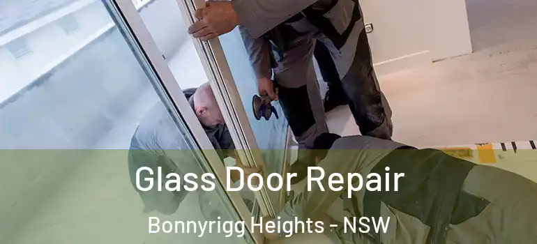 Glass Door Repair Bonnyrigg Heights - NSW