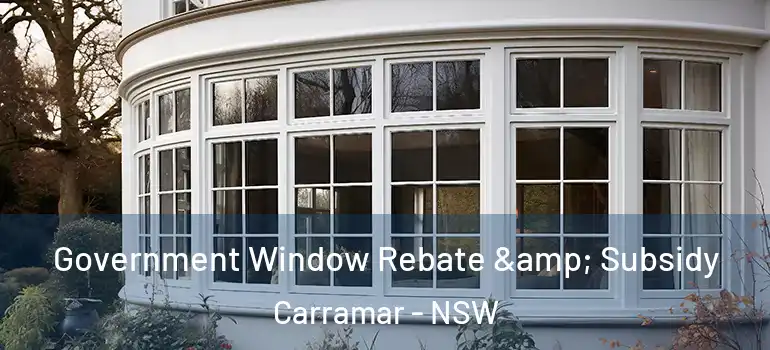 Government Window Rebate & Subsidy Carramar - NSW