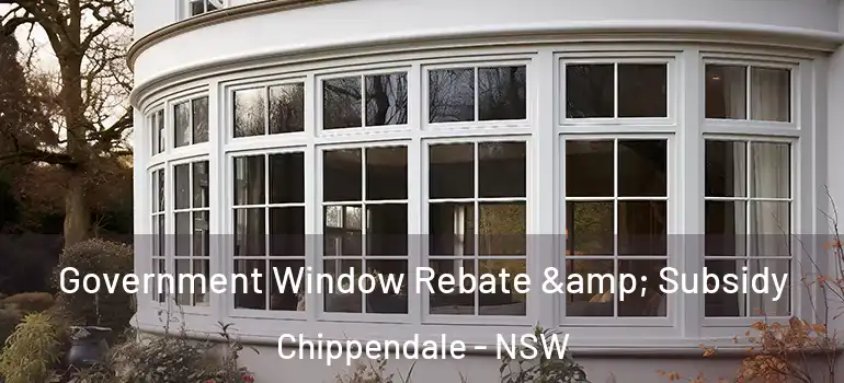 Government Window Rebate & Subsidy Chippendale - NSW