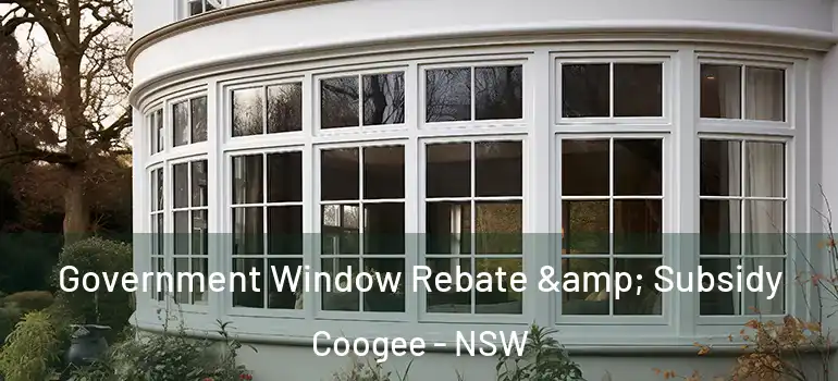  Government Window Rebate & Subsidy Coogee - NSW
