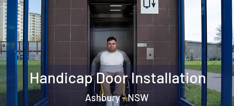 Handicap Door Installation Ashbury - NSW