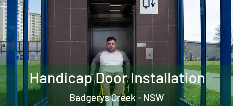  Handicap Door Installation Badgerys Creek - NSW