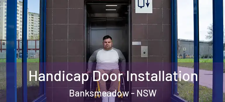 Handicap Door Installation Banksmeadow - NSW