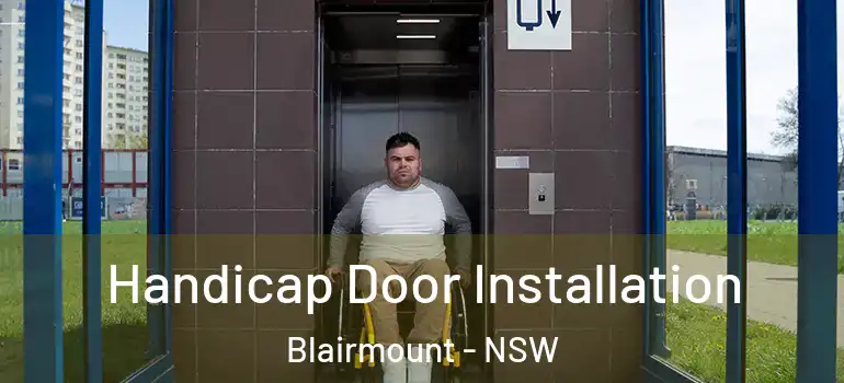 Handicap Door Installation Blairmount - NSW