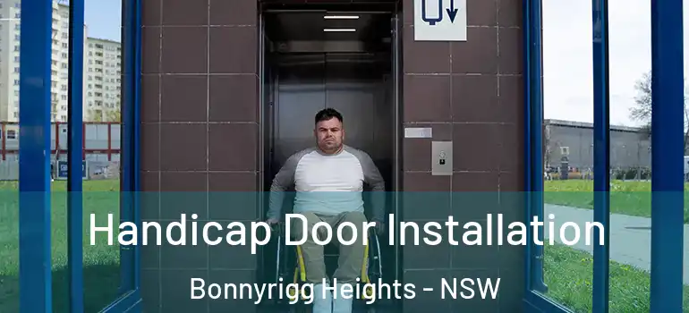 Handicap Door Installation Bonnyrigg Heights - NSW