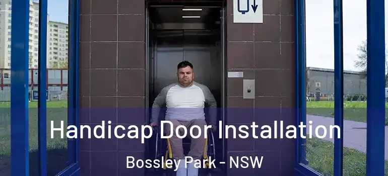 Handicap Door Installation Bossley Park - NSW