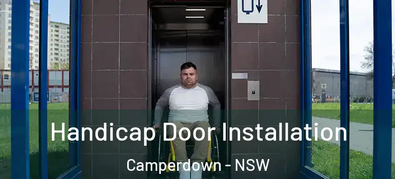Handicap Door Installation Camperdown - NSW