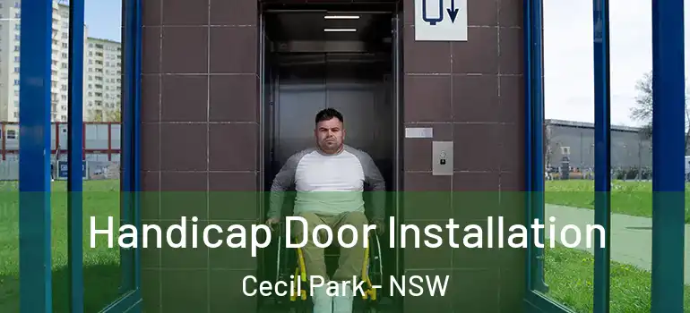Handicap Door Installation Cecil Park - NSW