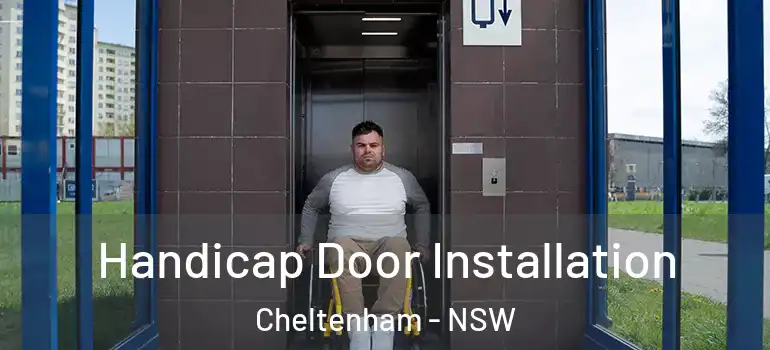 Handicap Door Installation Cheltenham - NSW