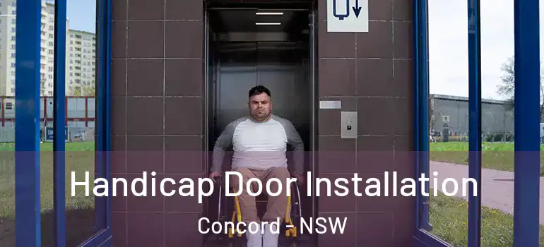  Handicap Door Installation Concord - NSW
