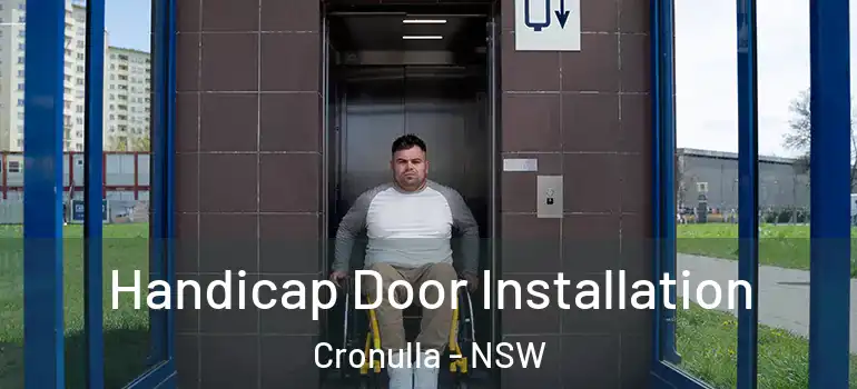 Handicap Door Installation Cronulla - NSW
