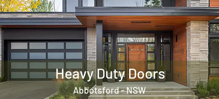 Heavy Duty Doors Abbotsford - NSW