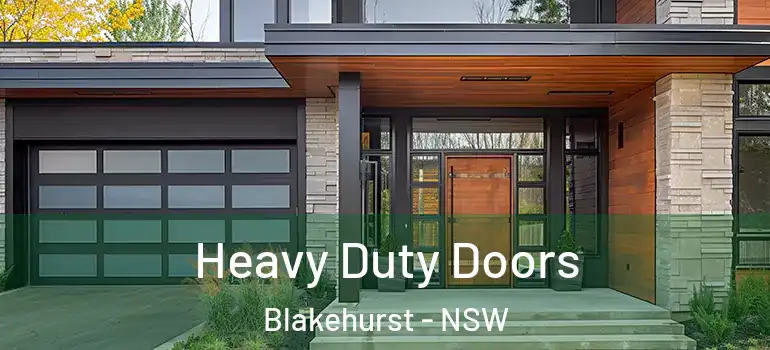 Heavy Duty Doors Blakehurst - NSW